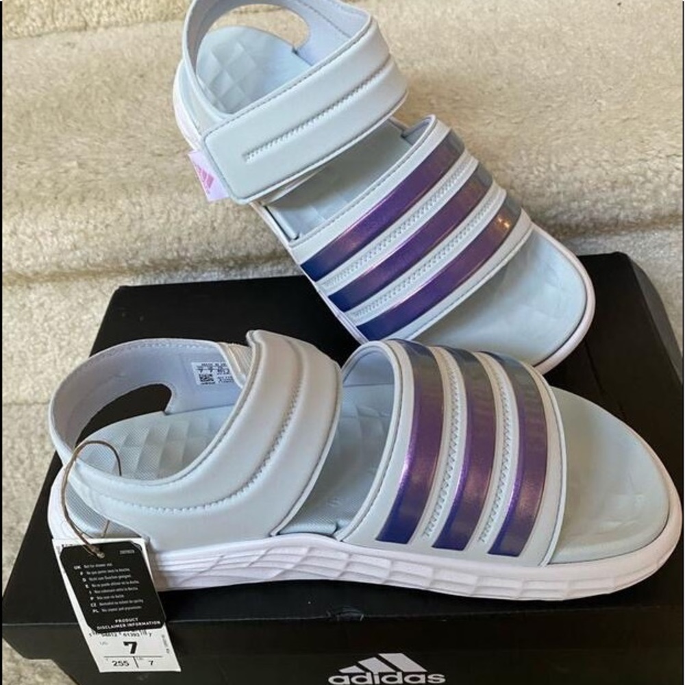 Adidas Duramo Sandal. Never worn, new in box, with tags.
